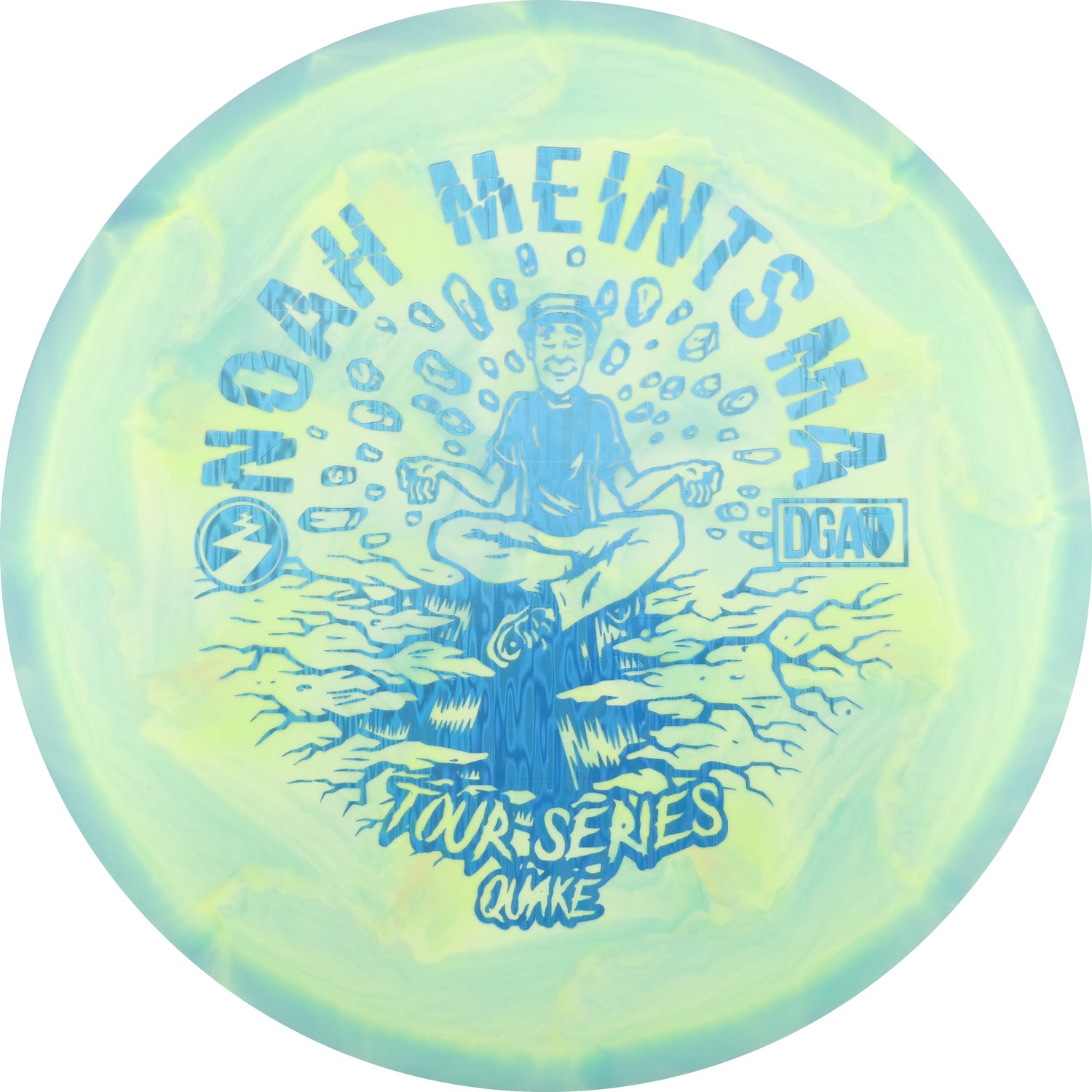 DGA Pro Line Swirl Quake - Noah Meinstma 2022 Tour Series midrange disc golf disc