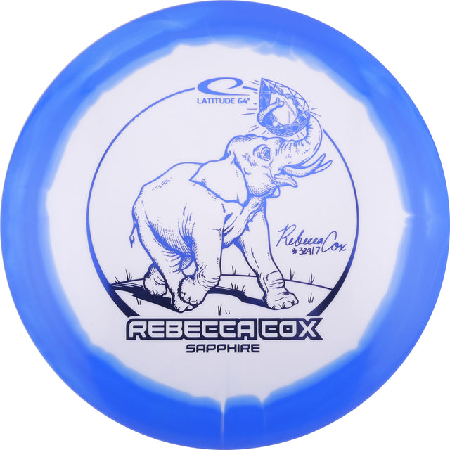 Latitude 64 Gold Orbit Sapphire 160-164g - Rebecca Cox 2024 control driver disc golf disc
