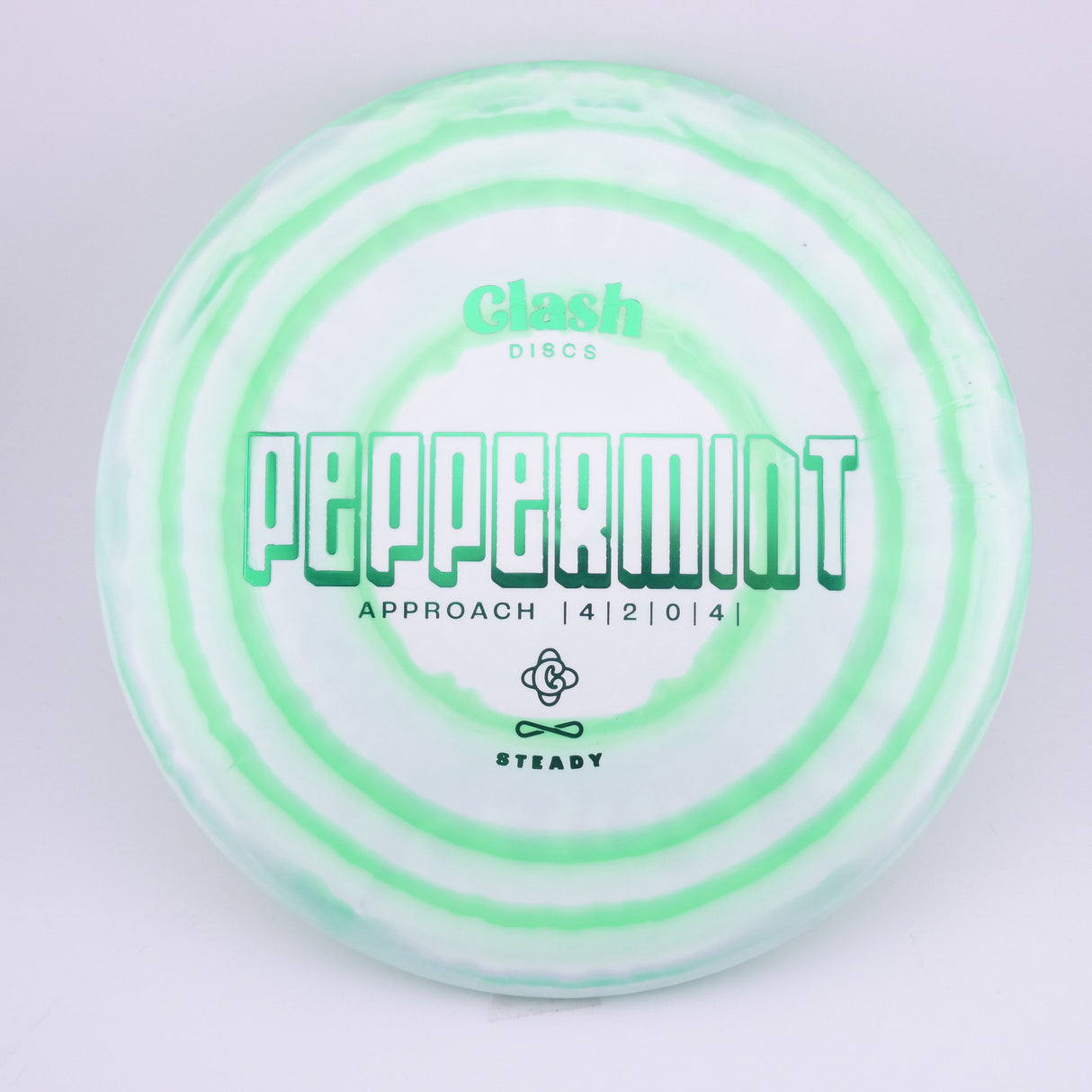 Clash Discs Steady Ring Peppermint 173-176g putt & approach disc disc golf disc