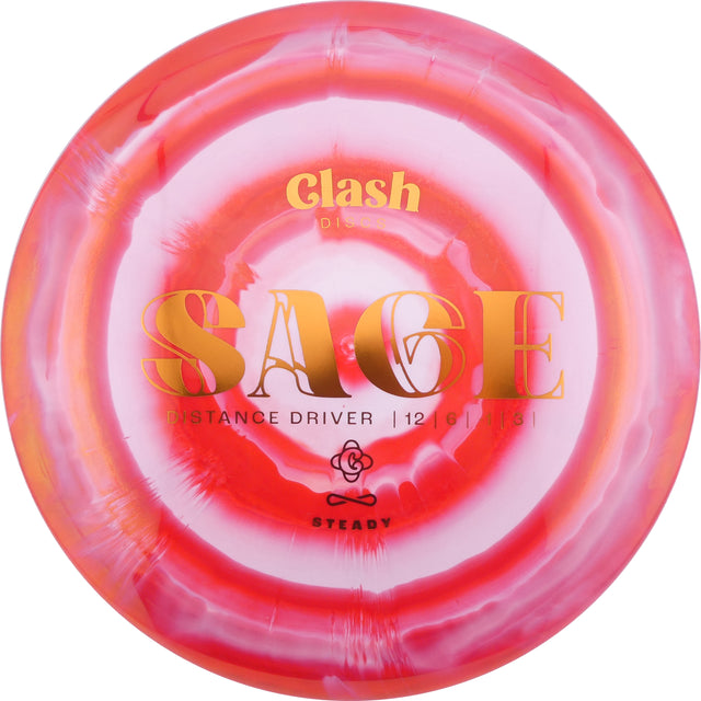 Clash Discs Steady Ring Sage 173-176g distance driver disc golf disc