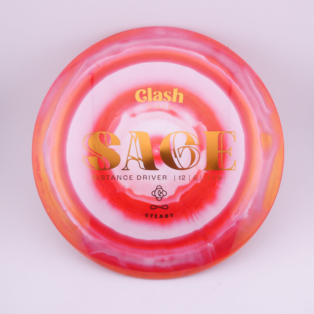 Clash Discs Steady Ring Sage 173-176g distance driver disc golf disc