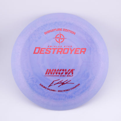 Swirled Star Destroyer Distance Driver - Evaliina Signature Series 140-150g 3