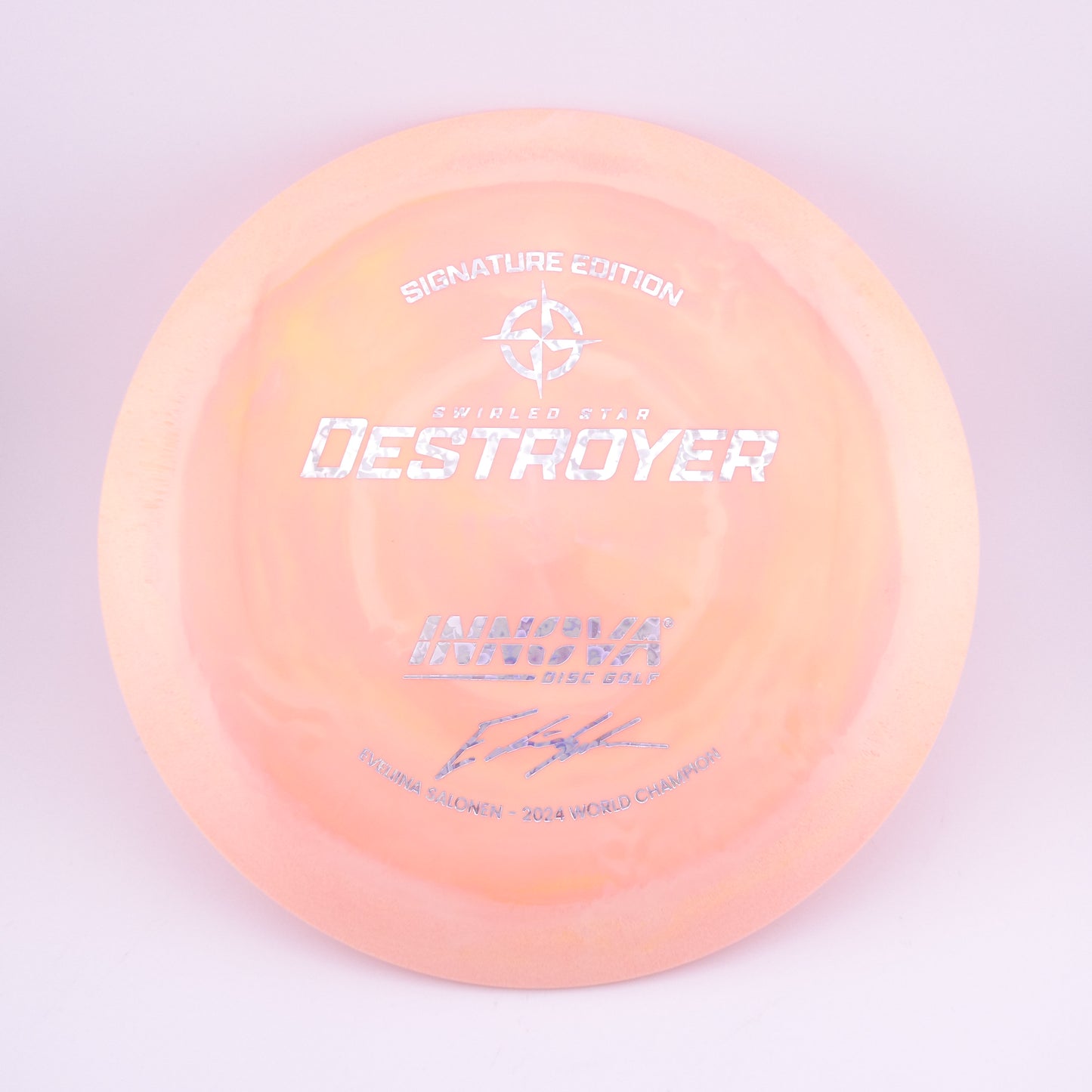 Swirled Star Destroyer Distance Driver - Evaliina Signature Series 140-150g 4