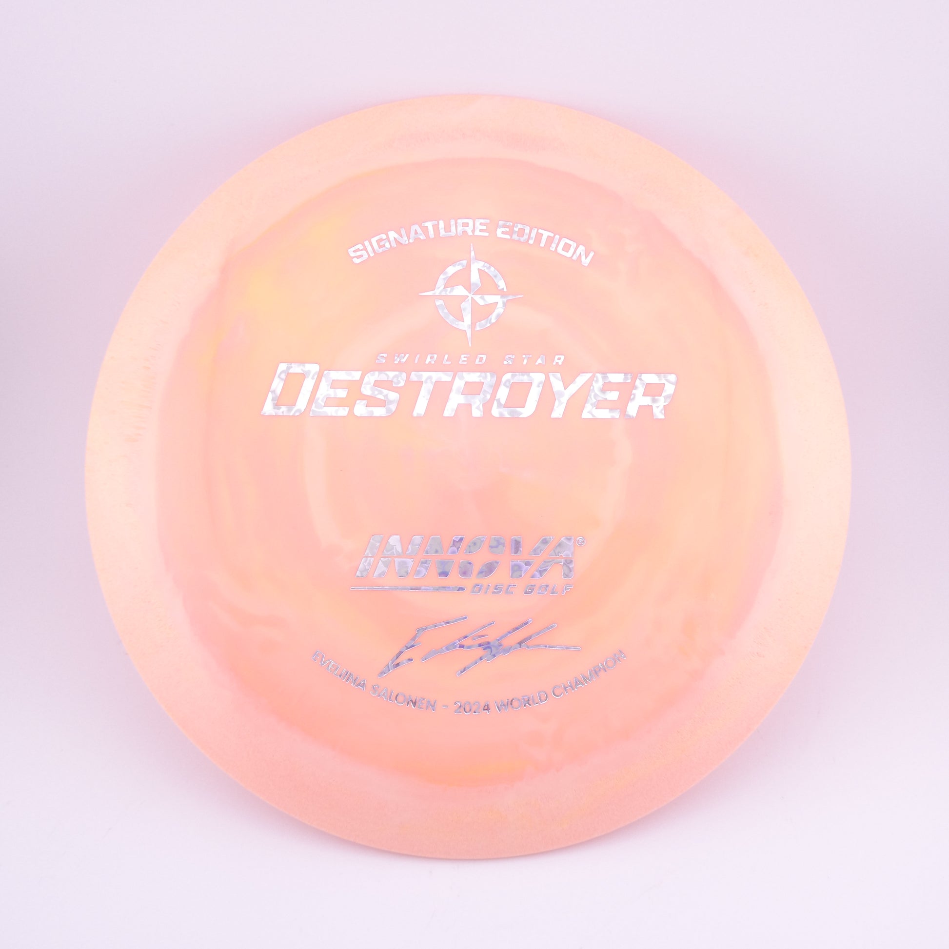 Swirled Star Destroyer Distance Driver - Evaliina Signature Series 140-150g 4
