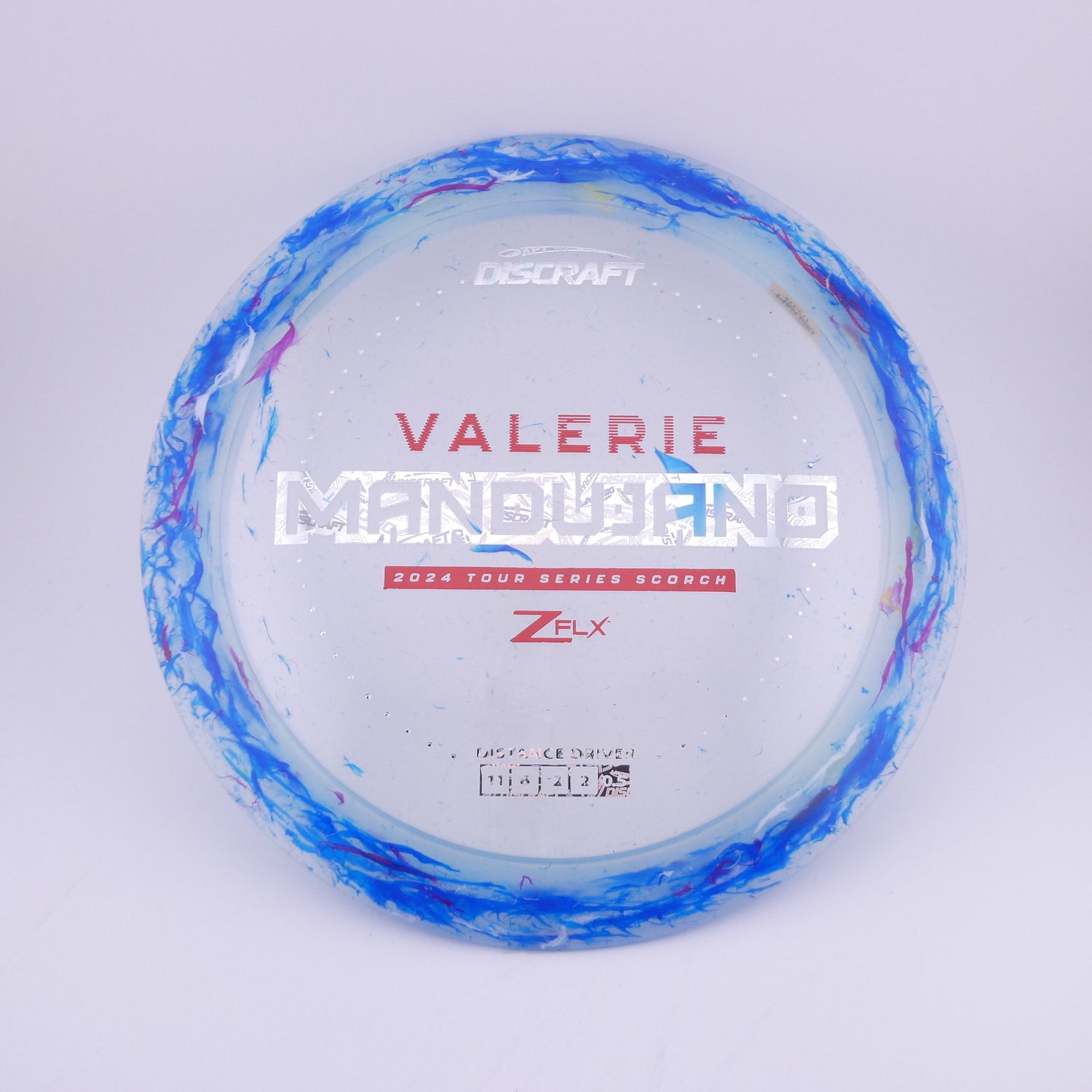 Discraft Jawbreaker Z Flx Scorch - Valerie Mandujano 2024 Tour Series distance driver disc golf disc