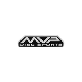 MVP Bar Logo hard enamel disc golf pin - black front view