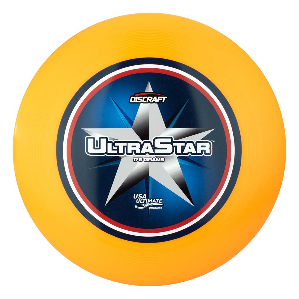 Discraft SuperColor UltraStar Center Print - throwing disc