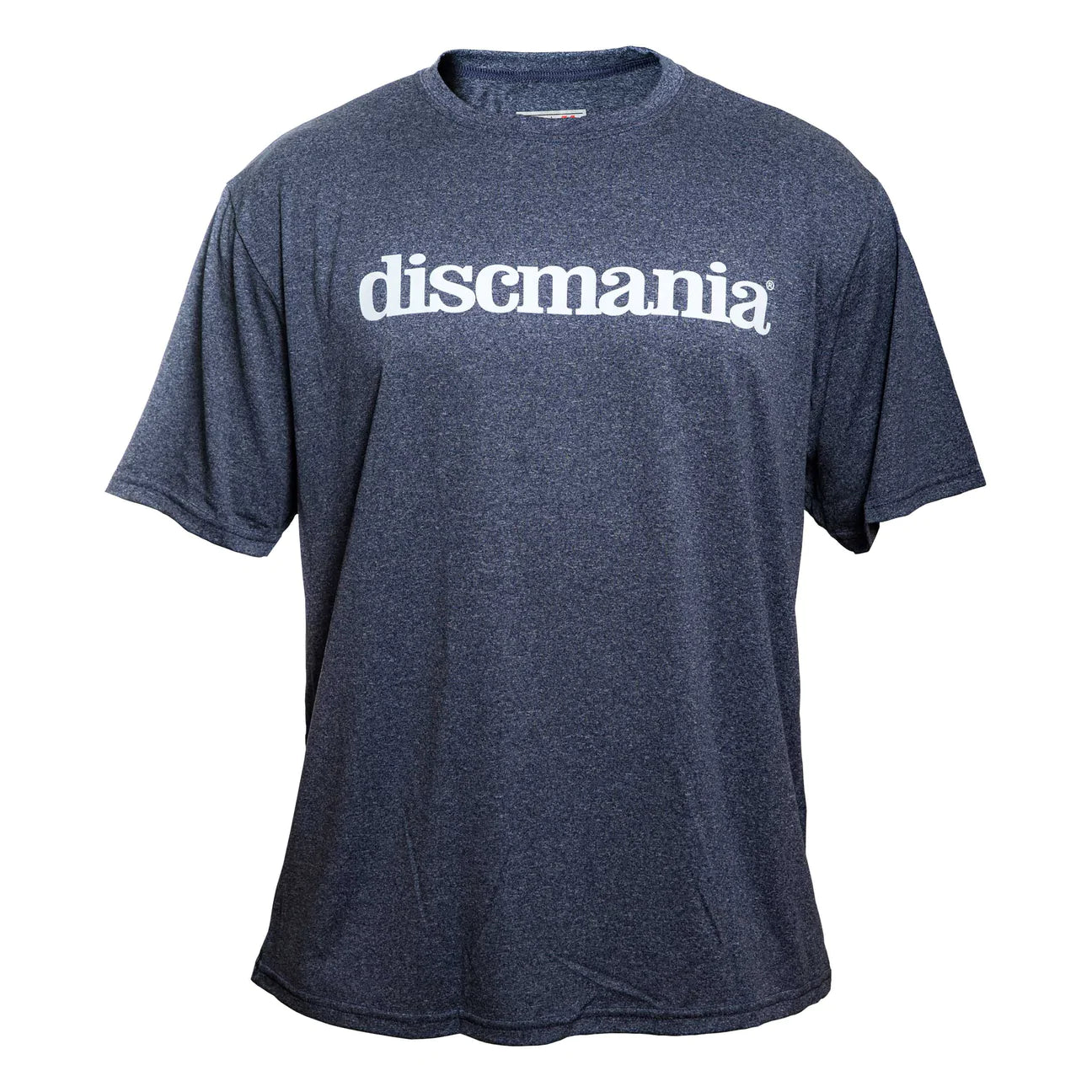 Discmania Heather Performance T-Shirt Navy - disc golf apparel