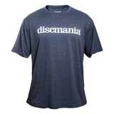 Discmania Heather Performance T-Shirt Navy - disc golf apparel