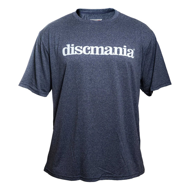 Discmania Heather Performance T-Shirt Navy - disc golf apparel