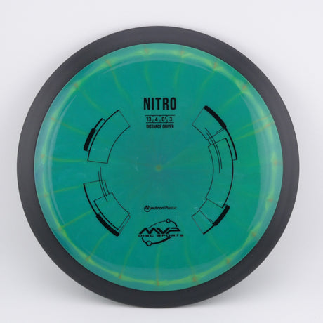 MVP Neutron Nitro 165-169g slightly overstable distance driver disc golf disc