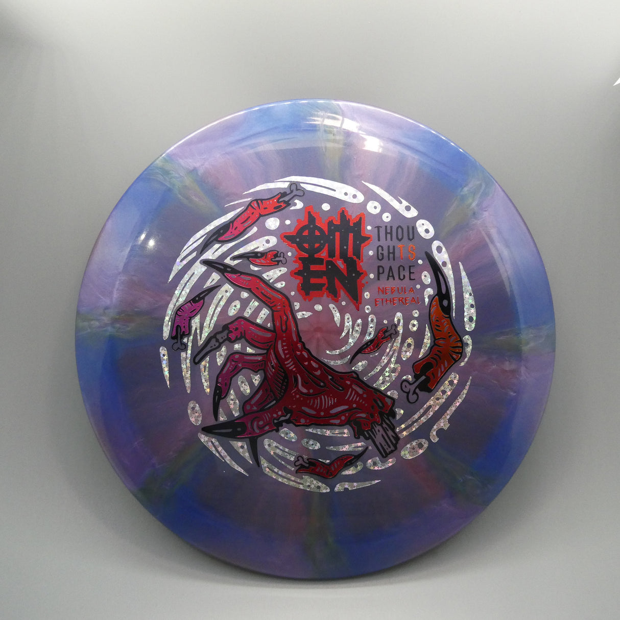 Thought Space Athletics Nebula Ethereal Omen 166-169g very overstable control driver disc golf disc