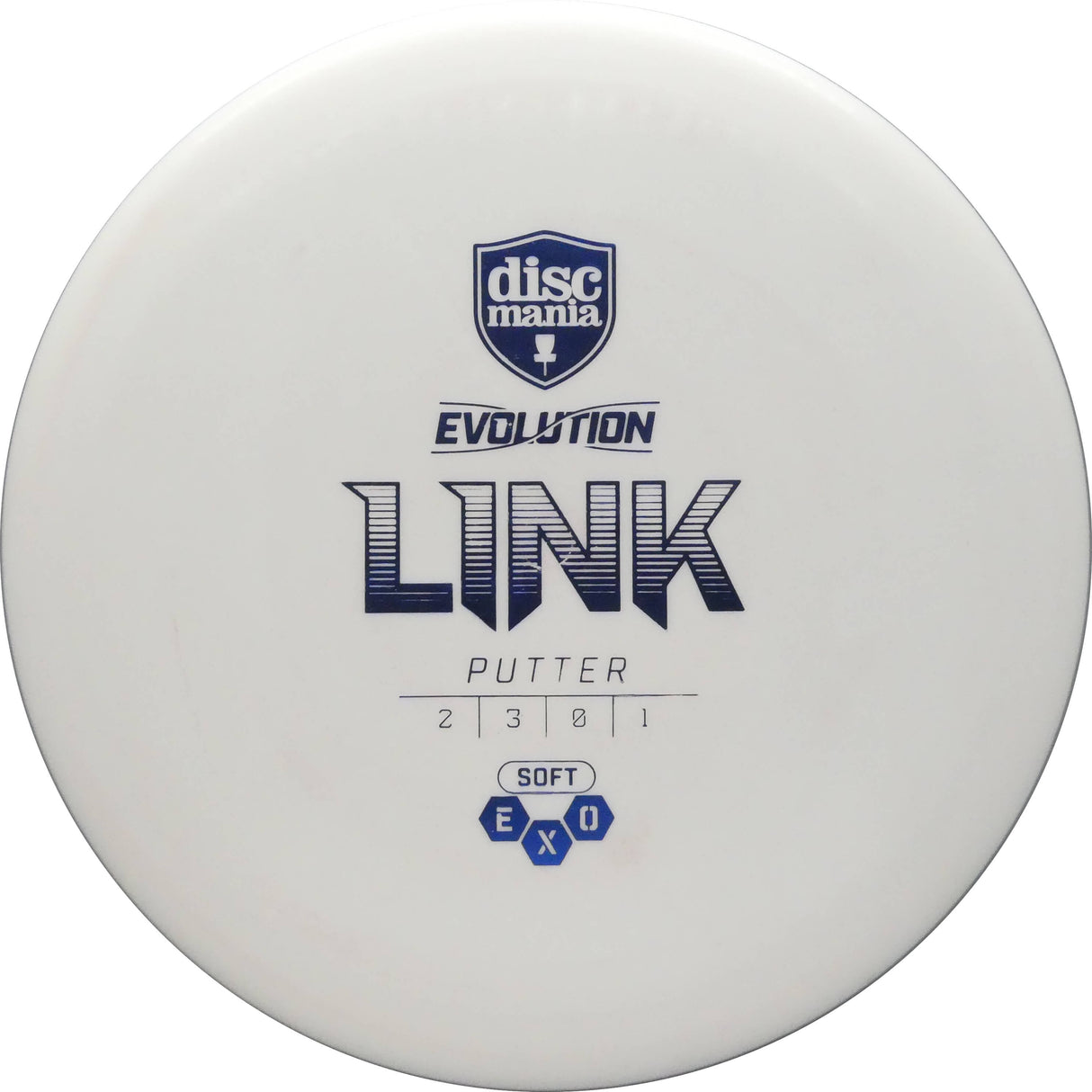 Discmania Soft Exo Link 173-176g White putt & approach disc disc golf disc