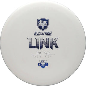 Discmania Soft Exo Link 173-176g White putt & approach disc disc golf disc