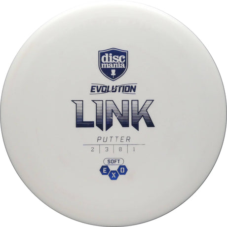 Discmania Soft Exo Link 173-176g White putt & approach disc disc golf disc