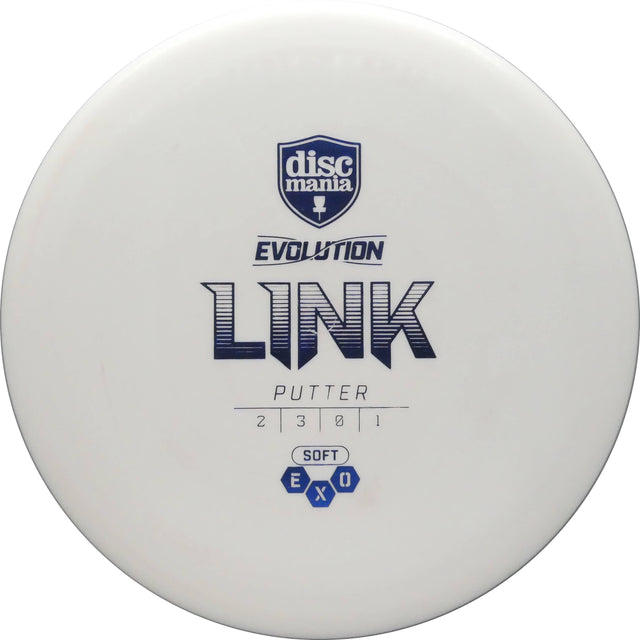 Discmania Soft Exo Link 173-176g White putt & approach disc disc golf disc
