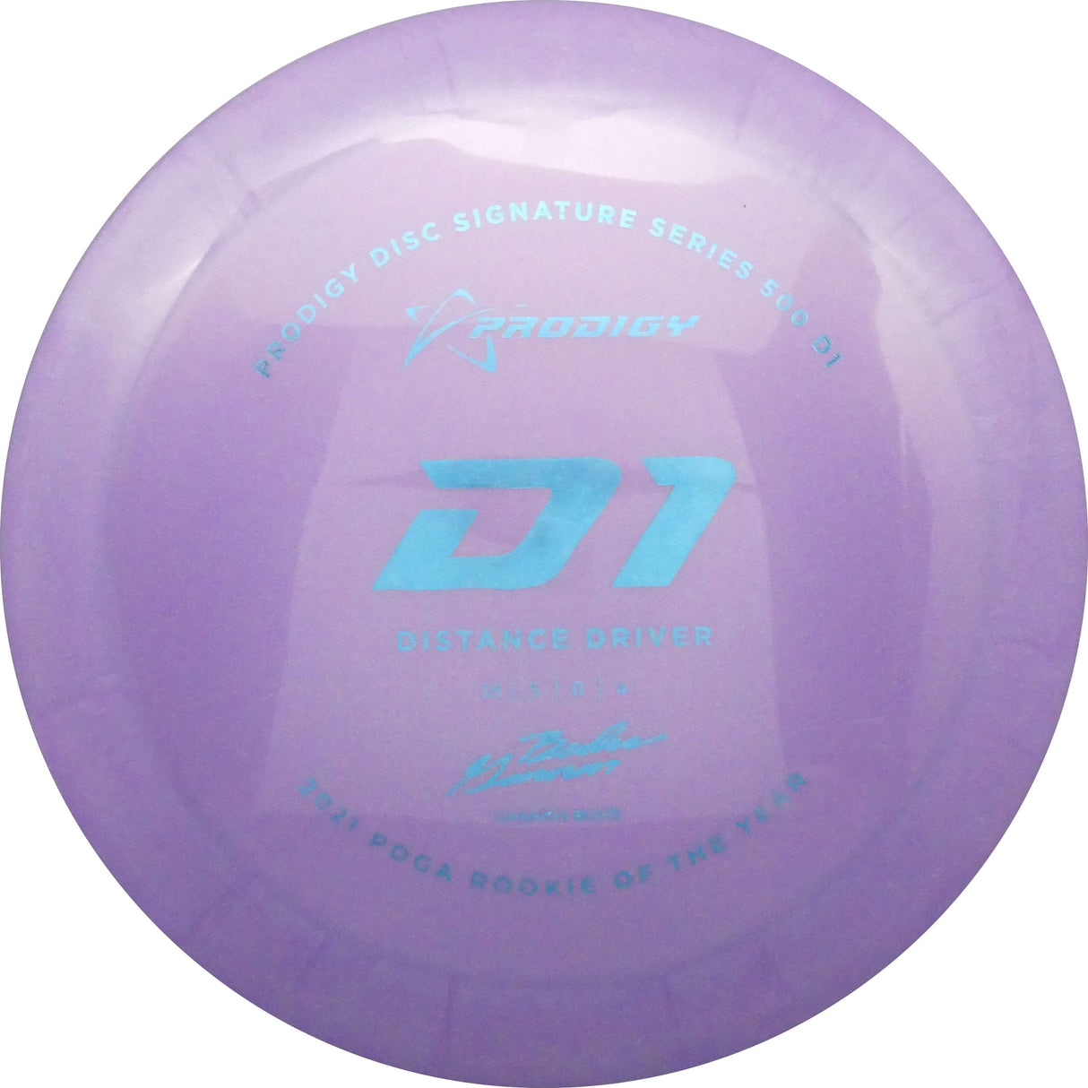 Prodigy D1 Distance Driver - Gannon Buhr 2022 Signature Series - 500 Plastic - 170-174g disc golf disc