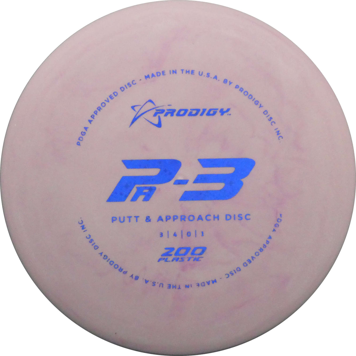 Prodigy PA-3 Putt & Approach Disc 200 Plastic - 170-174g disc golf disc