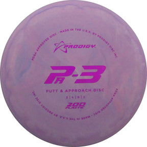 Prodigy PA-3 Putt & Approach Disc 200 Plastic - 170-174g disc golf disc