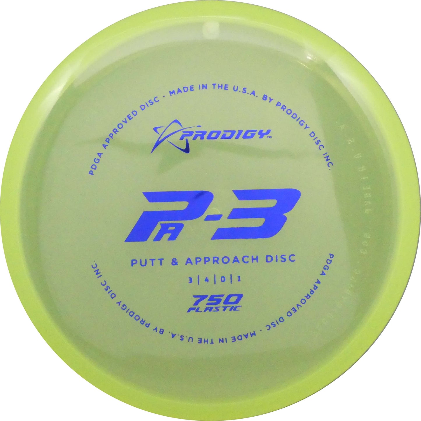 PA-3 Putt & Approach Disc 750 Plastic - 170-174g