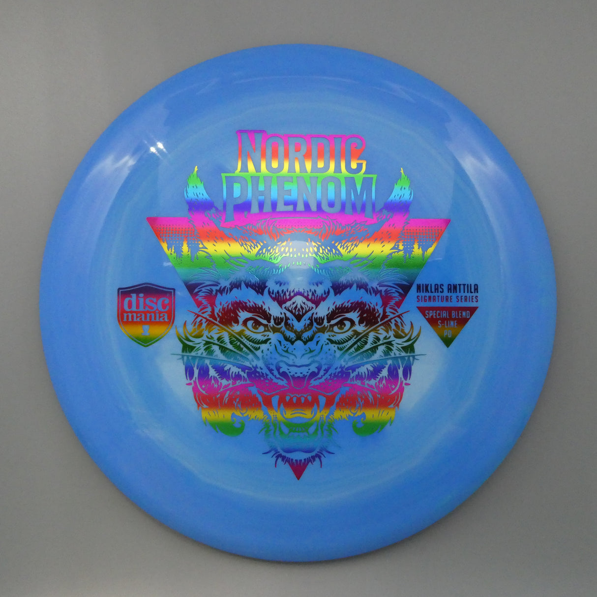 Discmania Nordic Phenom Special Blend S-Line PD (Blue - Rainbow Stamp) - Niklas Anttila Signature Series 173-176g control driver disc golf disc