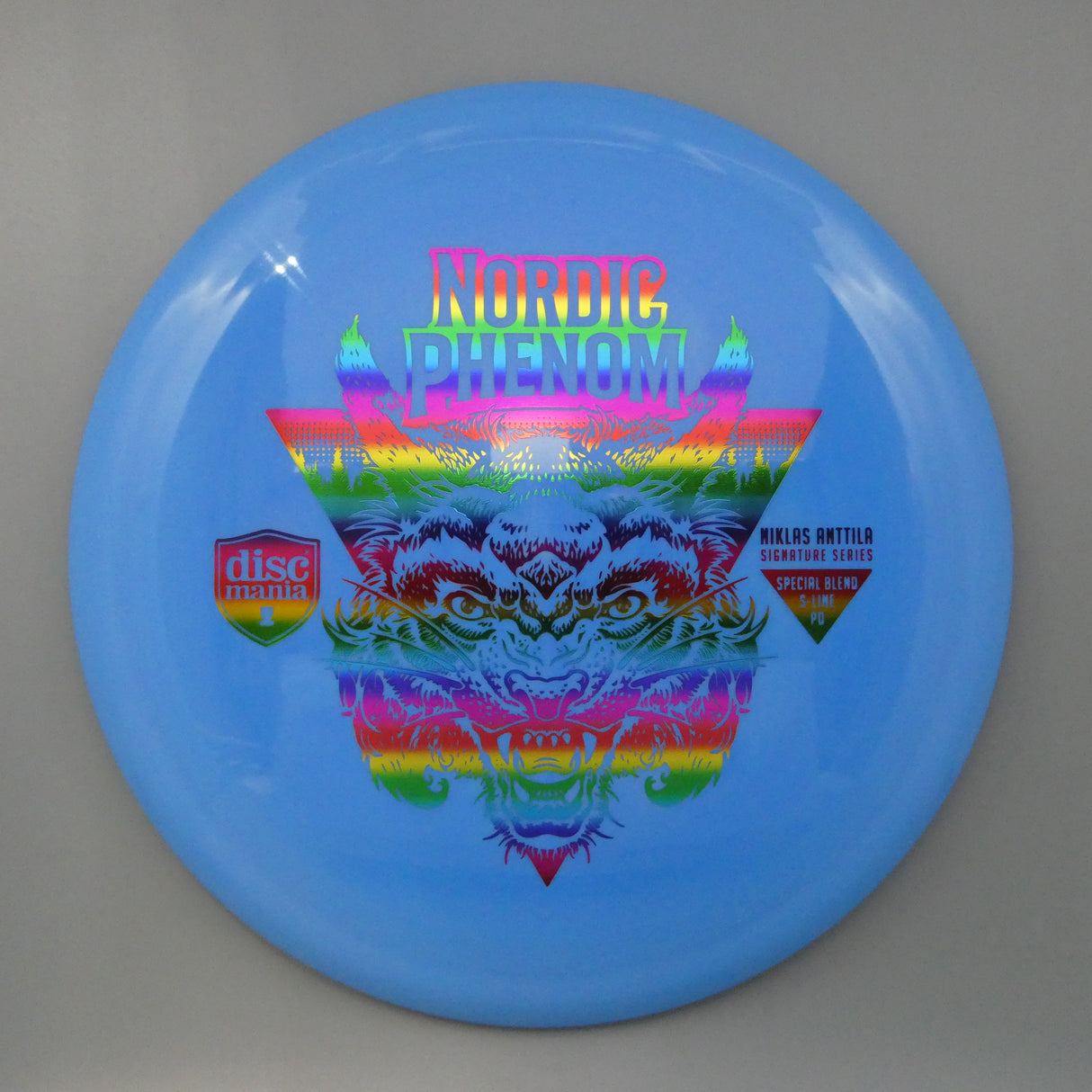 Discmania Nordic Phenom Special Blend S-Line PD (Blue - Rainbow Stamp) - Niklas Anttila Signature Series 173-176g control driver disc golf disc