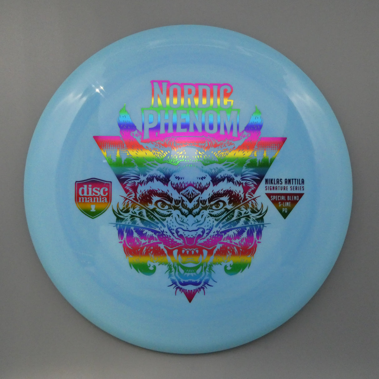 Discmania Nordic Phenom Special Blend S-Line PD (Blue - Rainbow Stamp) - Niklas Anttila Signature Series 173-176g control driver disc golf disc