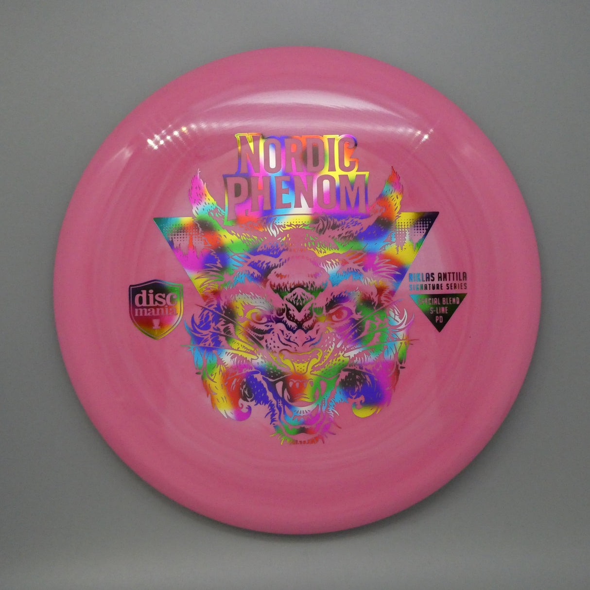 Discmania Nordic Phenom Special Blend S-Line PD (Pink - Jellybean Stamp) - Niklas Anttila Signature Series 173-176g control driver disc golf disc