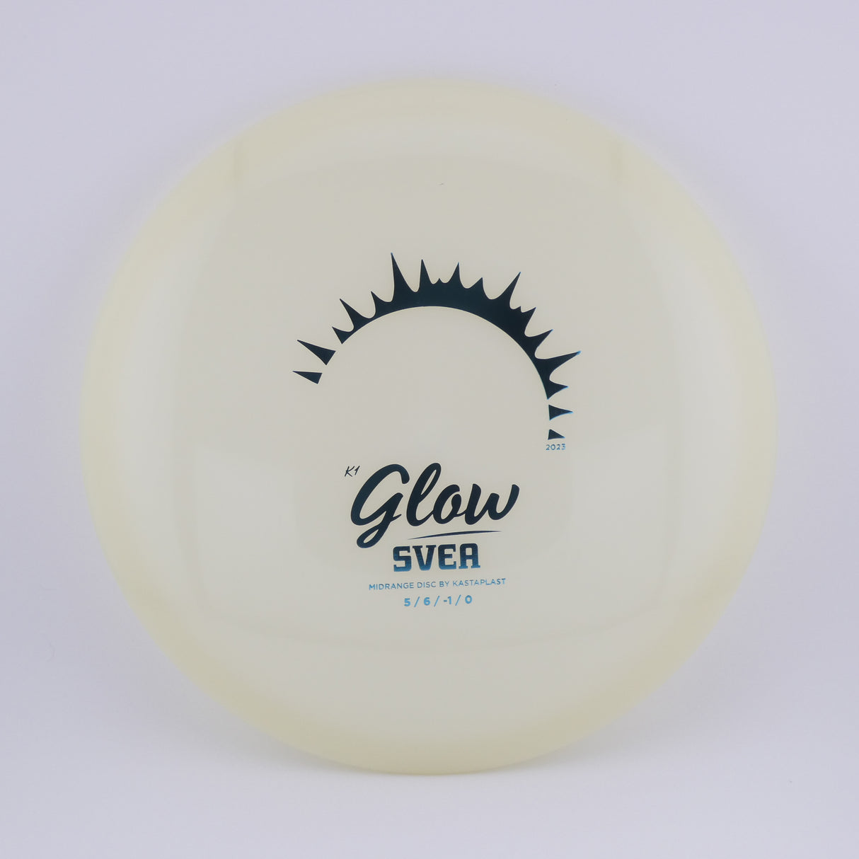 Kastaplast K1 Glow Svea midrange disc golf disc