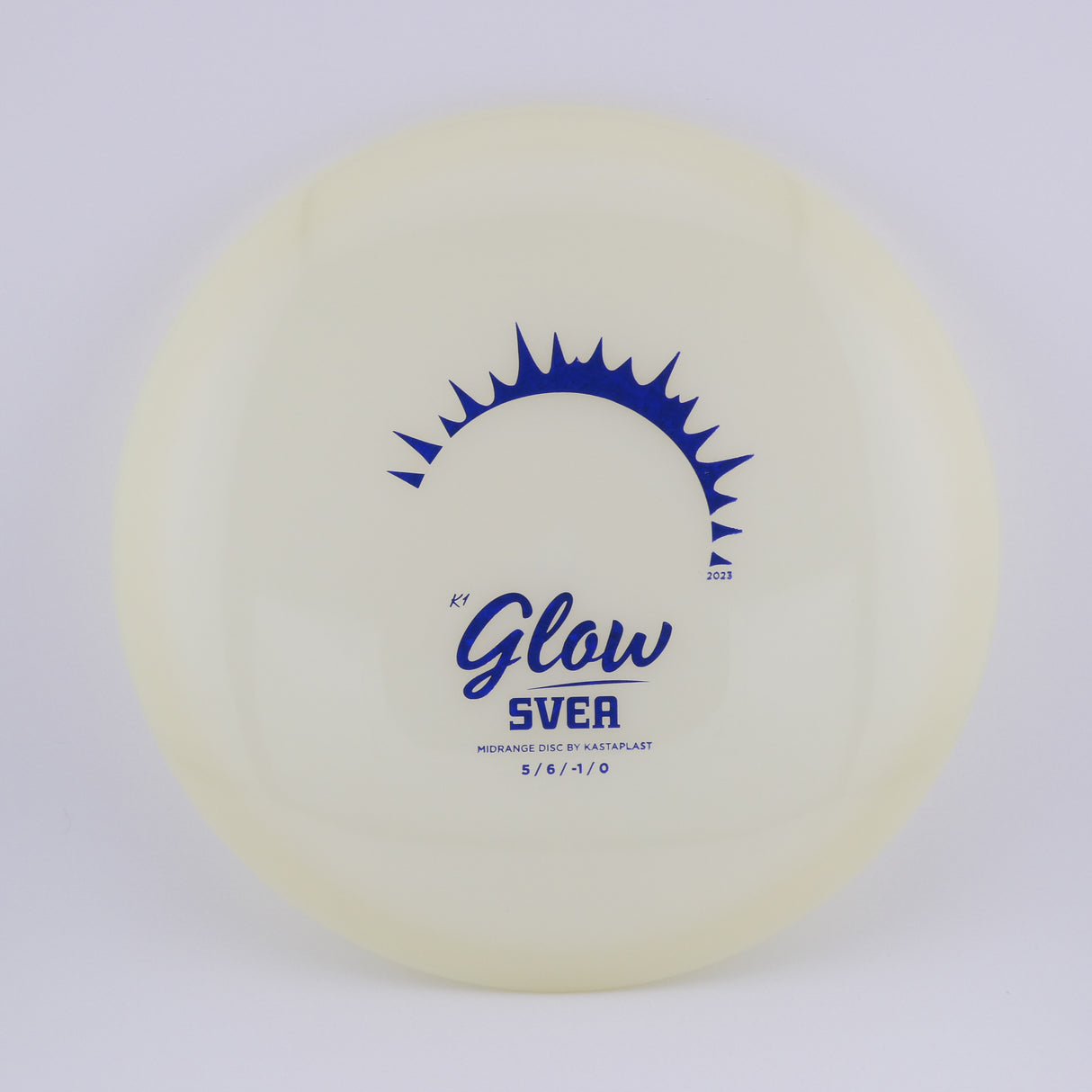 Kastaplast K1 Glow Svea midrange disc golf disc
