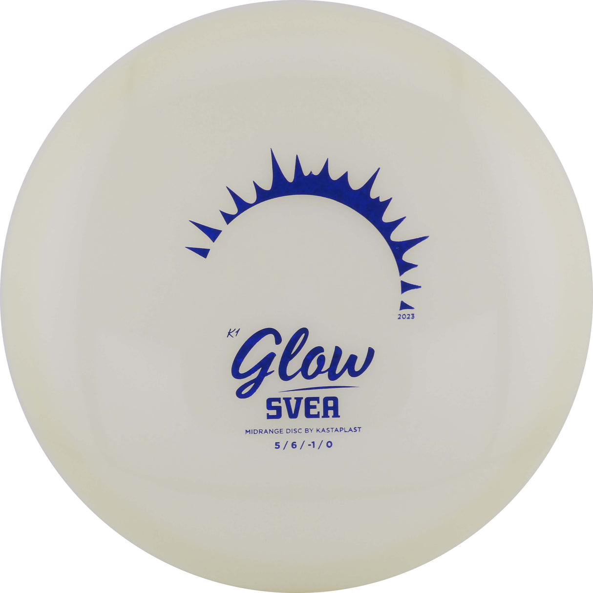 Kastaplast K1 Glow Svea midrange disc golf disc