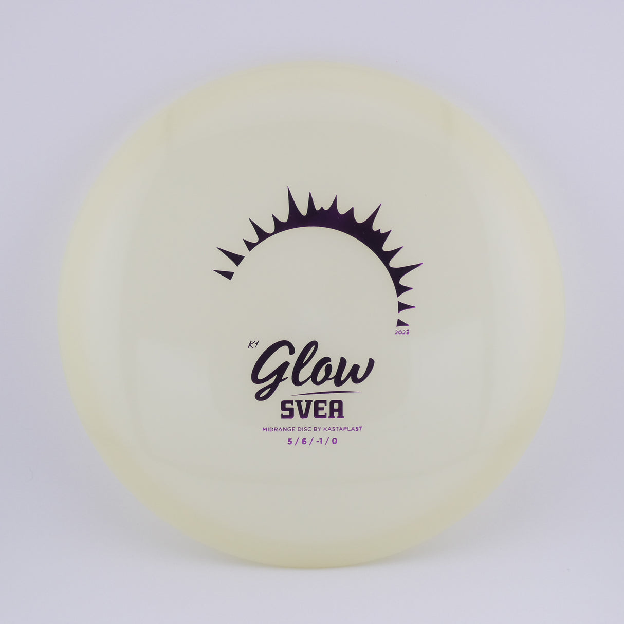 Kastaplast K1 Glow Svea midrange disc golf disc