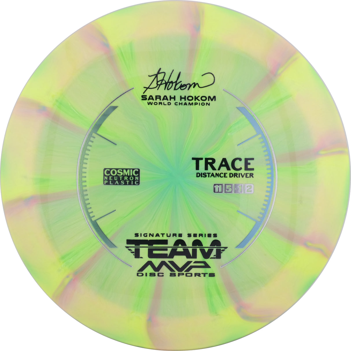 Streamline Cosmic Neutron Trace Sarah Hokom (Signature Series) 165-169g stable distance driver disc golf disc