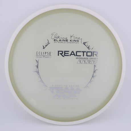 MVP Eclipse Reactor Elaine King Tour Signature Series 176-179g stable midrange disc golf disc