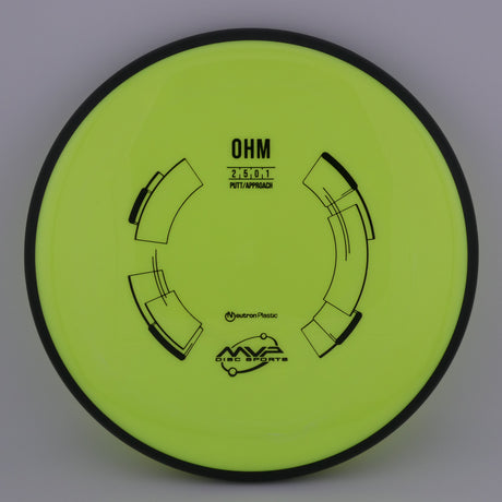 MVP Neutron Ohm 165-169g stable putt & approach disc disc golf disc