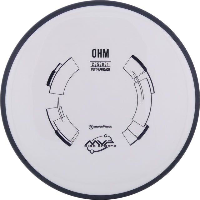MVP Neutron Ohm 165-169g stable putt & approach disc disc golf disc