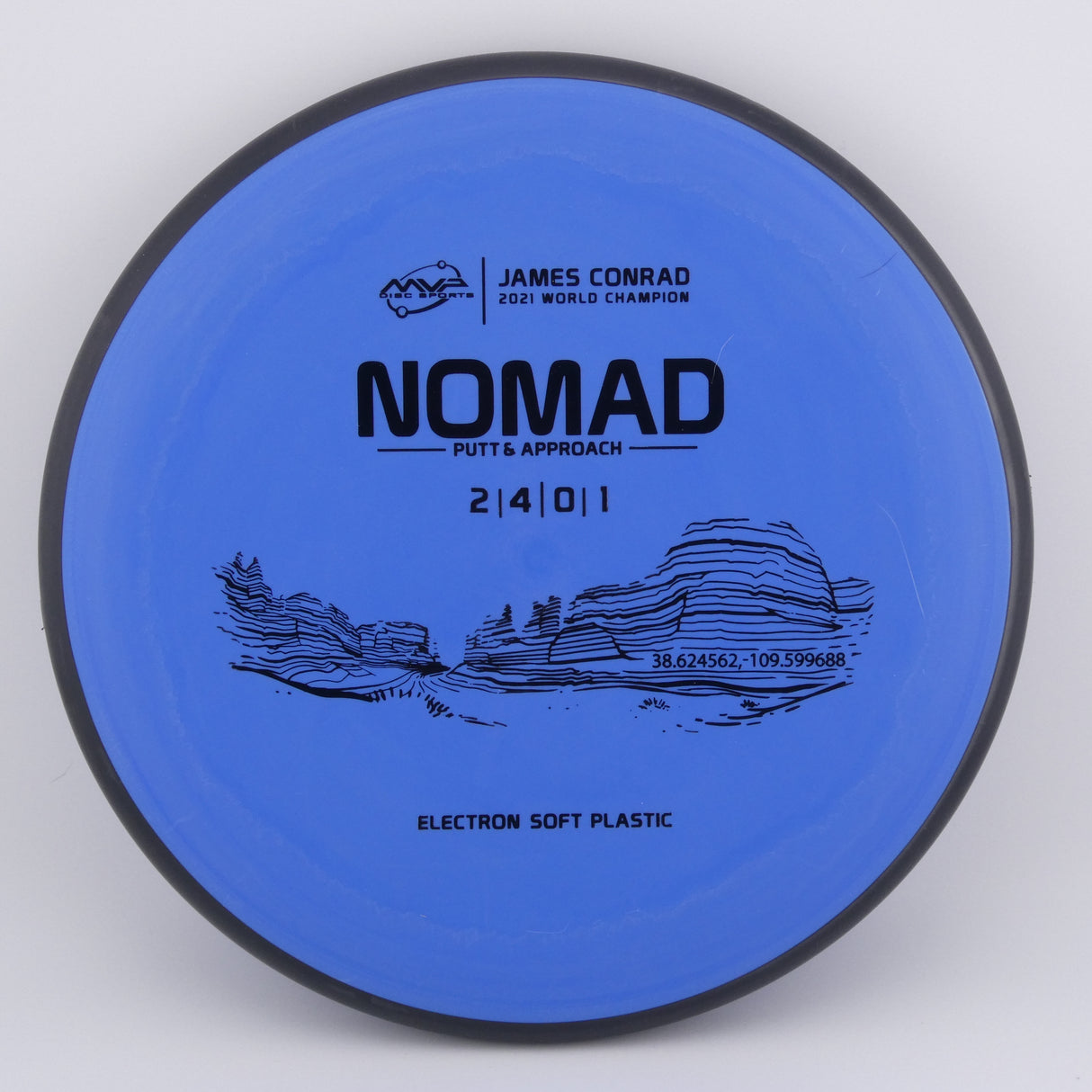 MVP Electron Nomad (Soft) 165-169g stable putt & approach disc disc golf disc