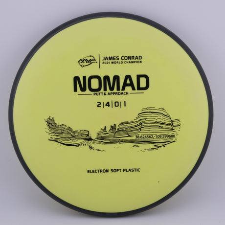 MVP Electron Nomad (Soft) 165-169g stable putt & approach disc disc golf disc