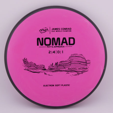 MVP Electron Nomad (Soft) 165-169g stable putt & approach disc disc golf disc