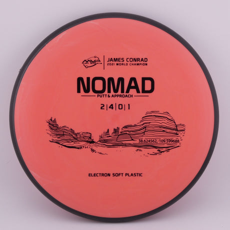 MVP Electron Nomad (Soft) 165-169g stable putt & approach disc disc golf disc
