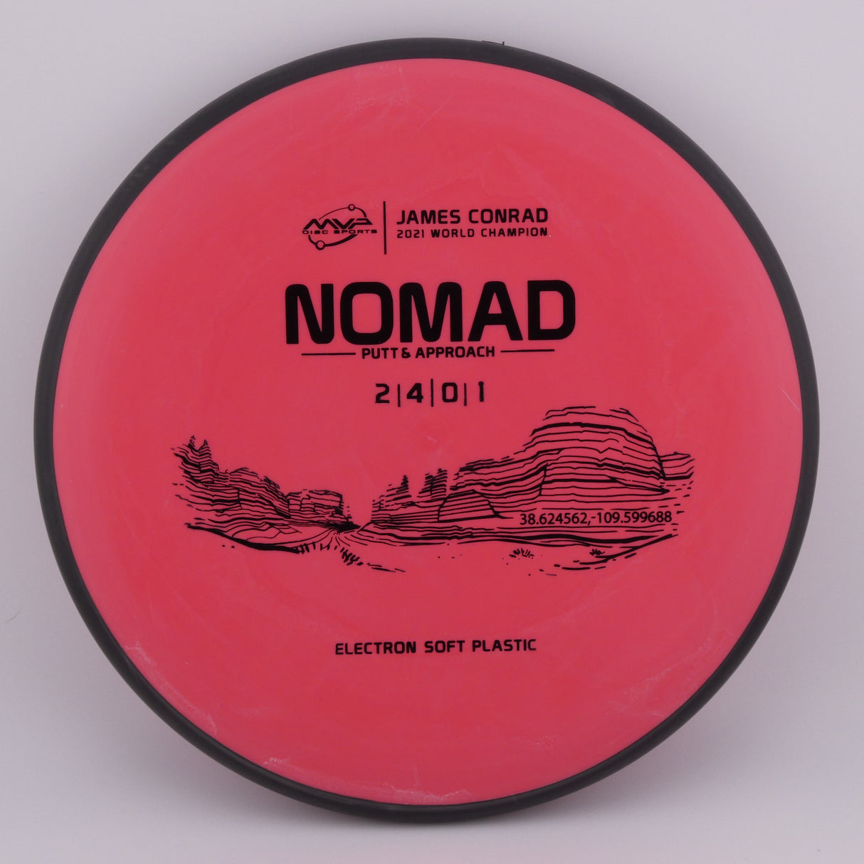 MVP Electron Nomad (Soft) 165-169g stable putt & approach disc disc golf disc