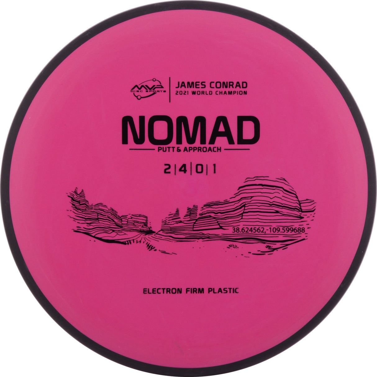 MVP Electron Nomad (Firm) 165-169g stable putt & approach disc disc golf disc