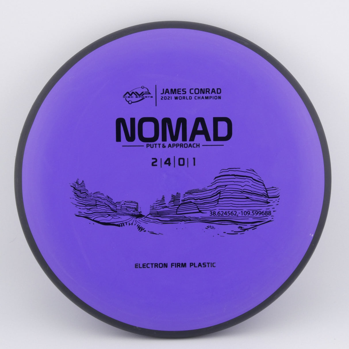 MVP Electron Nomad (Firm) 165-169g stable putt & approach disc disc golf disc