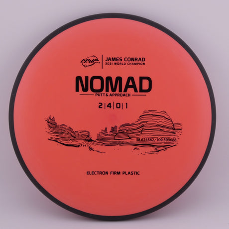 MVP Electron Nomad (Firm) 165-169g stable putt & approach disc disc golf disc