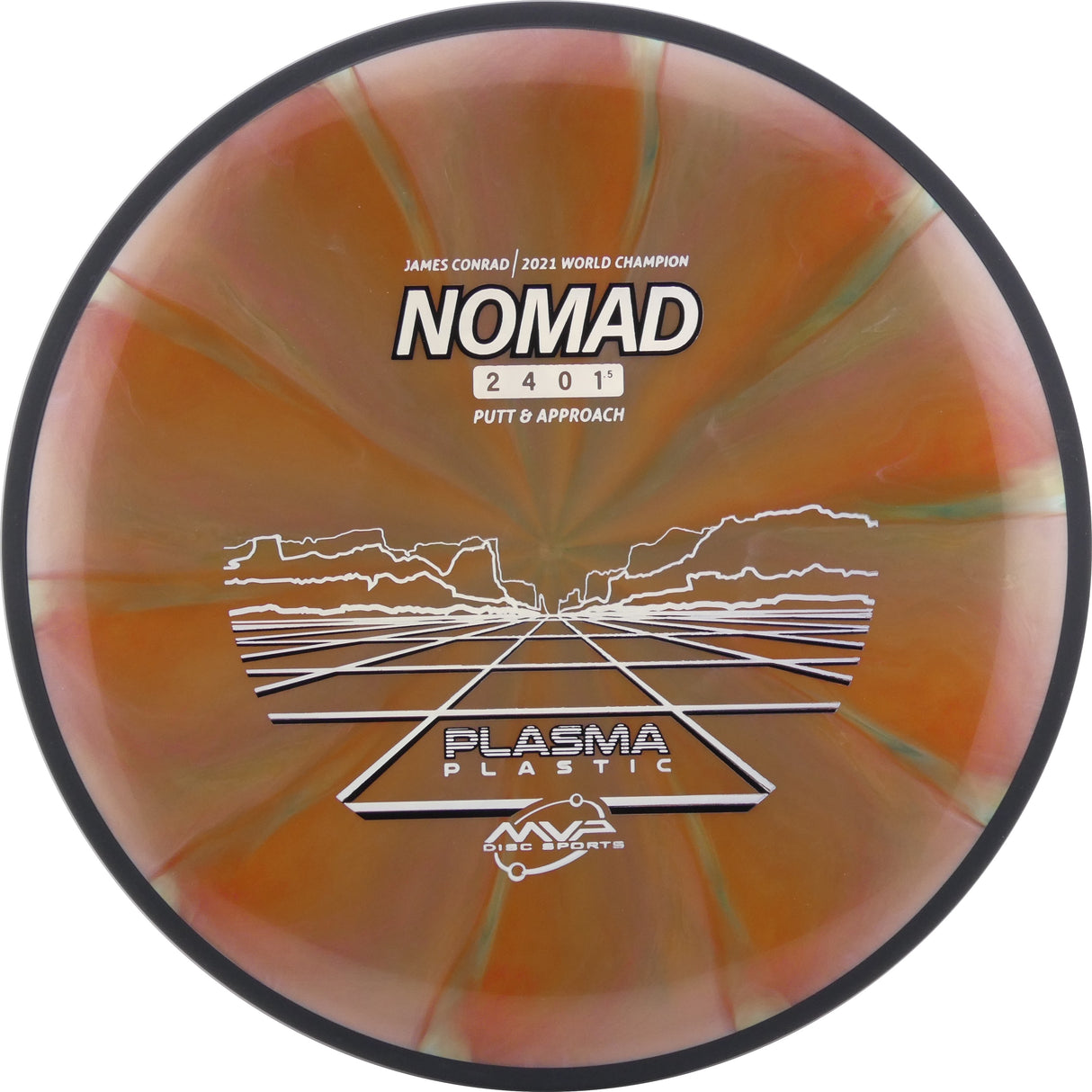 MVP Plasma Nomad 165-169g stable putt & approach disc disc golf disc