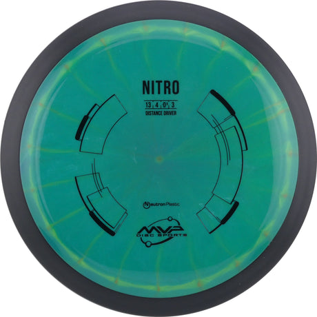 MVP Neutron Nitro 165-169g slightly overstable distance driver disc golf disc