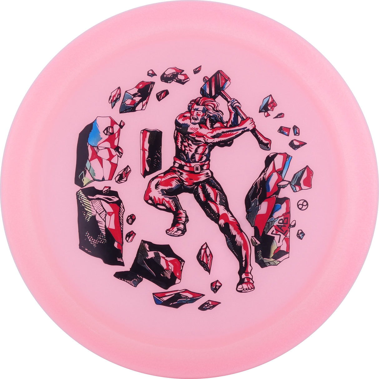 Infinite C-Blend Glow Slab (Pink) 173-176g very overstable distance driver disc golf disc