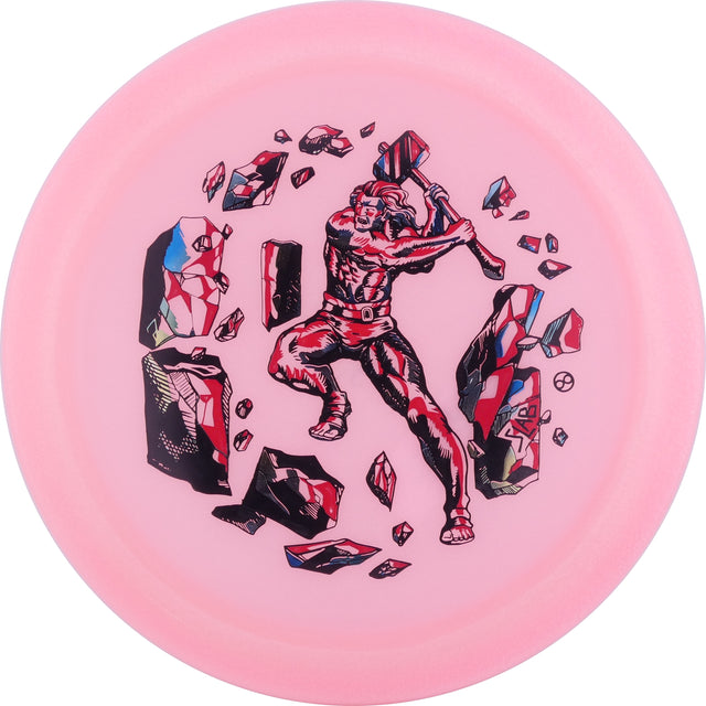 Infinite C-Blend Glow Slab (Pink) 173-176g very overstable distance driver disc golf disc
