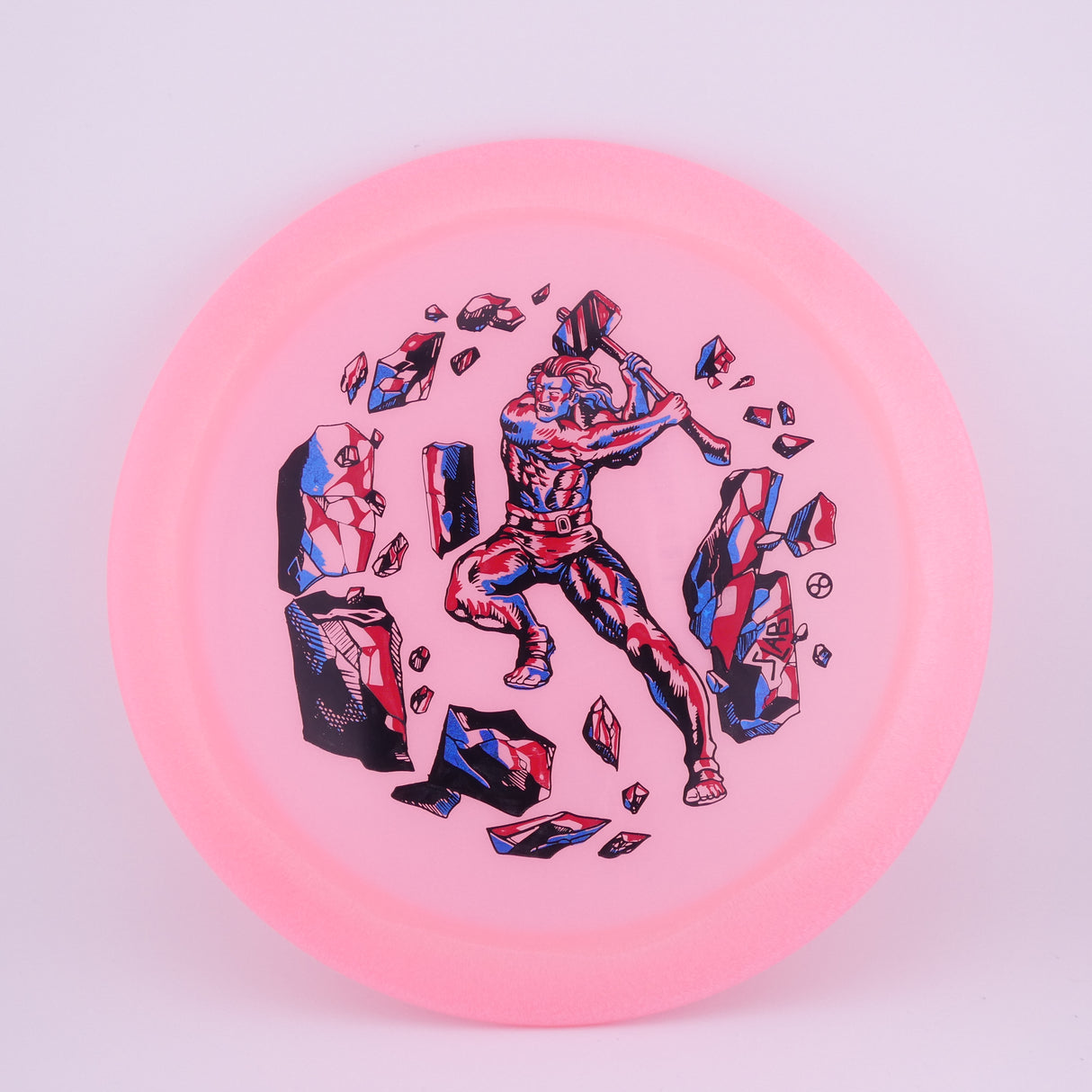 Infinite C-Blend Glow Slab (Pink) 173-176g very overstable distance driver disc golf disc