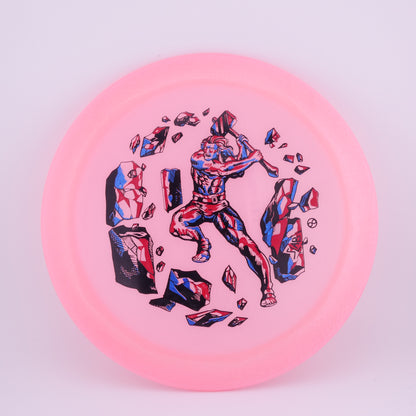 C-Blend Glow Slab (Pink) 173-176g